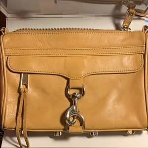 Rebecca Minkoff tan mini Mac bag!!